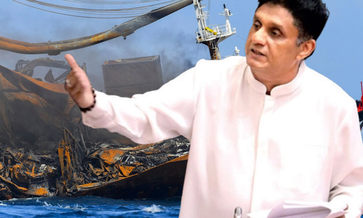 එක්ස්ප්‍රස් පර්ල් වන්දියට මොකද වුණේ? විපක්ෂ නායකගෙන් පාර්ලිමේන්තුවේදී ප්‍රශ්න වැලක්